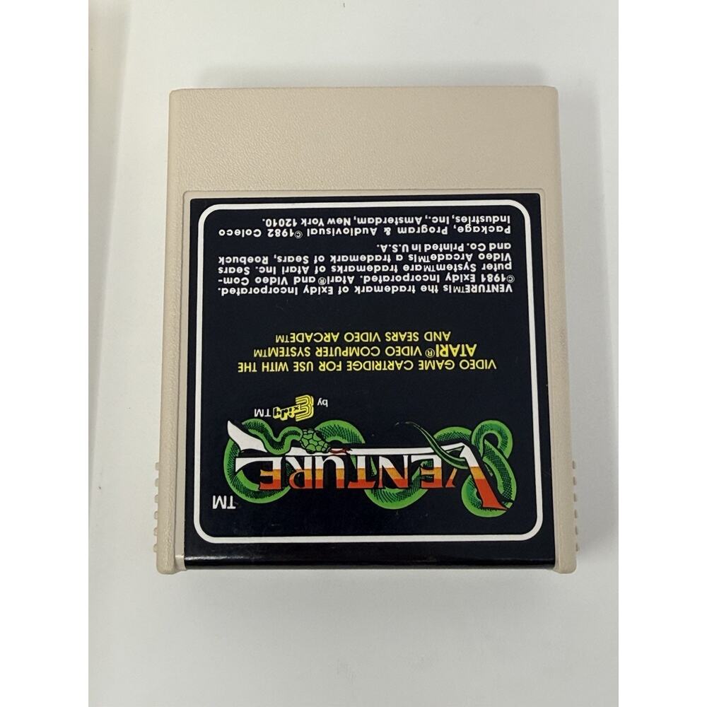 Venture Atari 2600 Coleco 1982 Complete CIB Tested - Picture 5 of 8